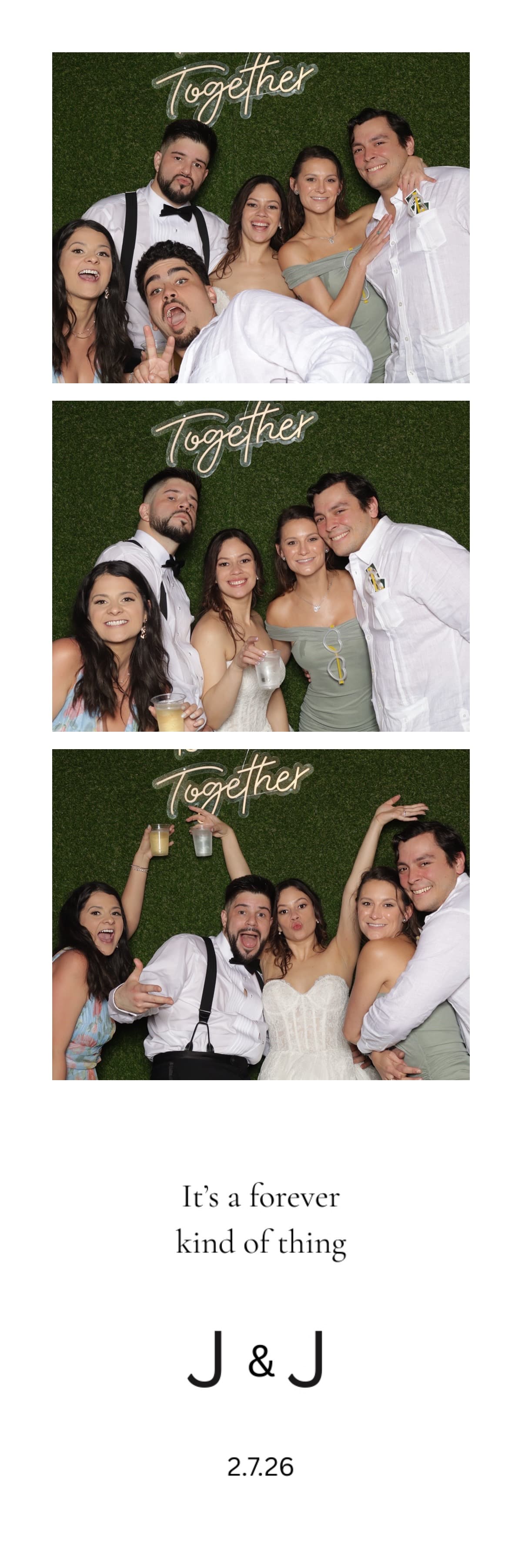 Fun photo booth prints