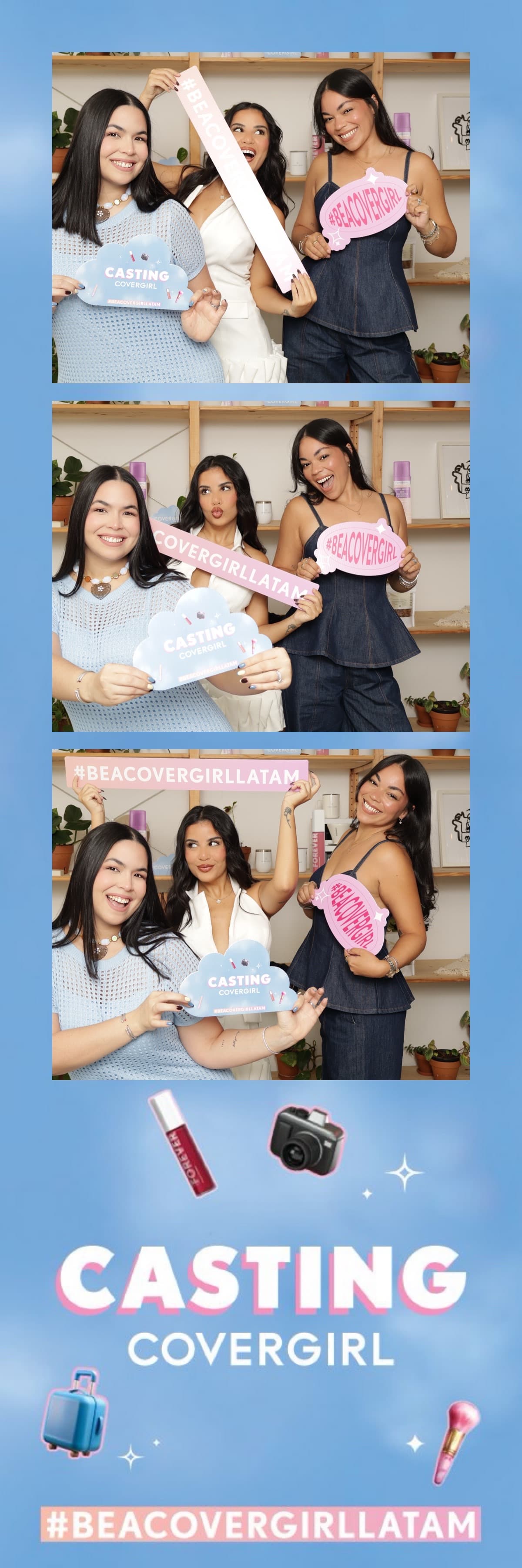 Group photo booth shot